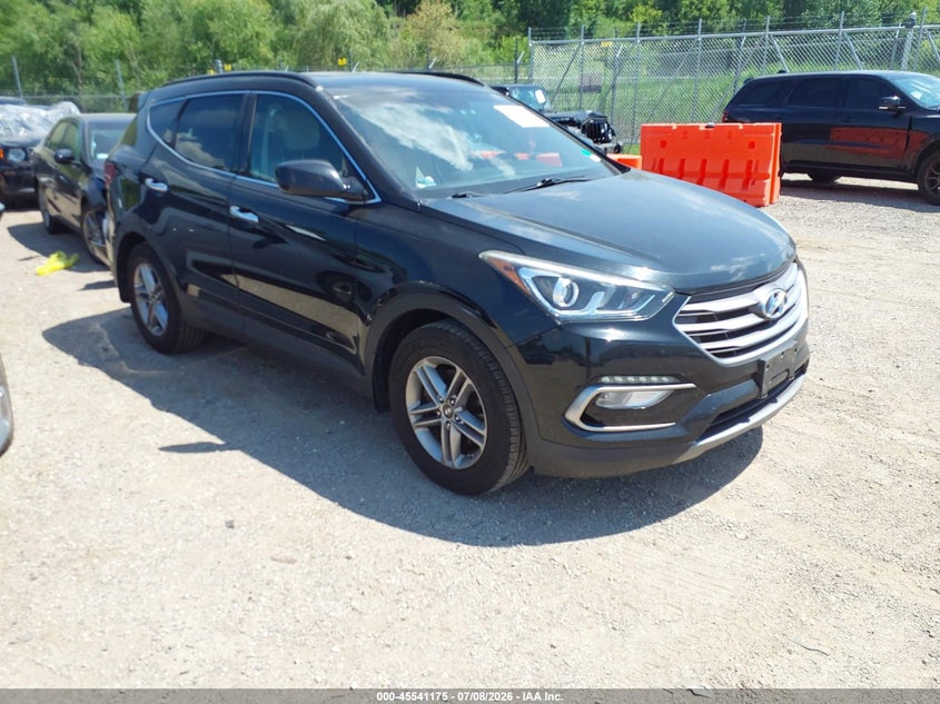 2017 Hyundai Santa fe VIN 5XYZUDLB7HG422983 IAAI salvage auction — NORMAL WEAR, Clear (Illinois), sold $1,850 on 2026-07-11 (photo 1)
