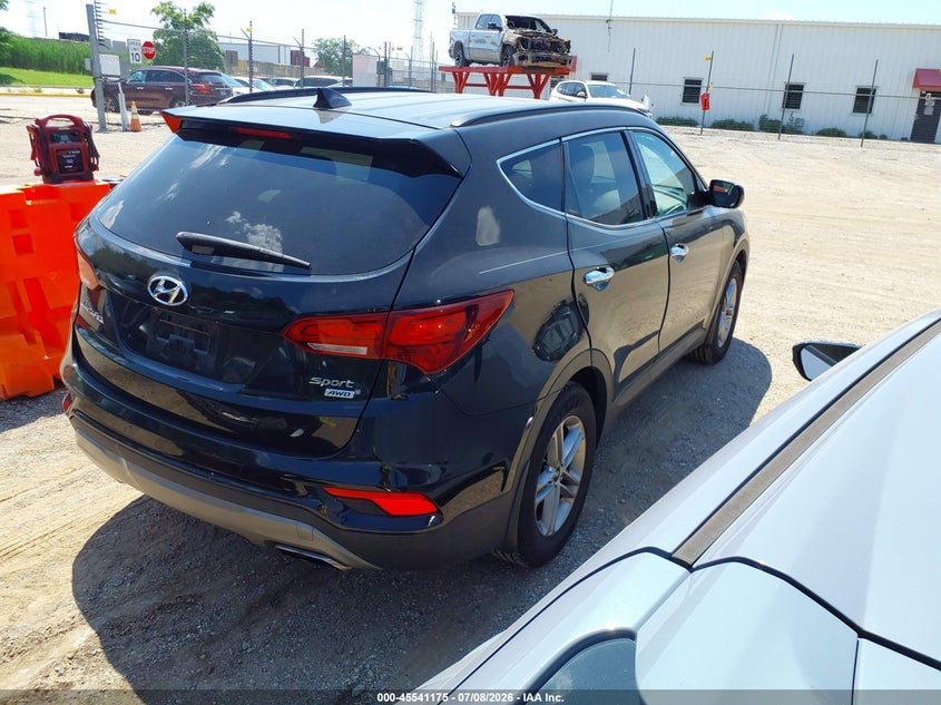 2017 Hyundai Santa fe VIN 5XYZUDLB7HG422983 IAAI salvage auction — NORMAL WEAR, Clear (Illinois), sold $1,850 on 2026-07-11 (photo 4)