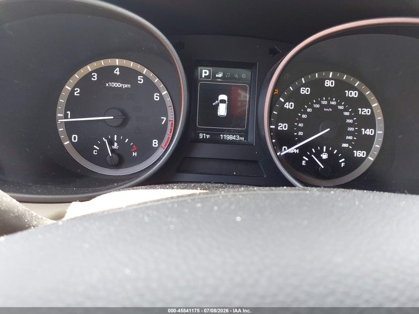 2017 Hyundai Santa fe VIN 5XYZUDLB7HG422983 IAAI salvage auction — NORMAL WEAR, Clear (Illinois), sold $1,850 on 2026-07-11 (photo 7)