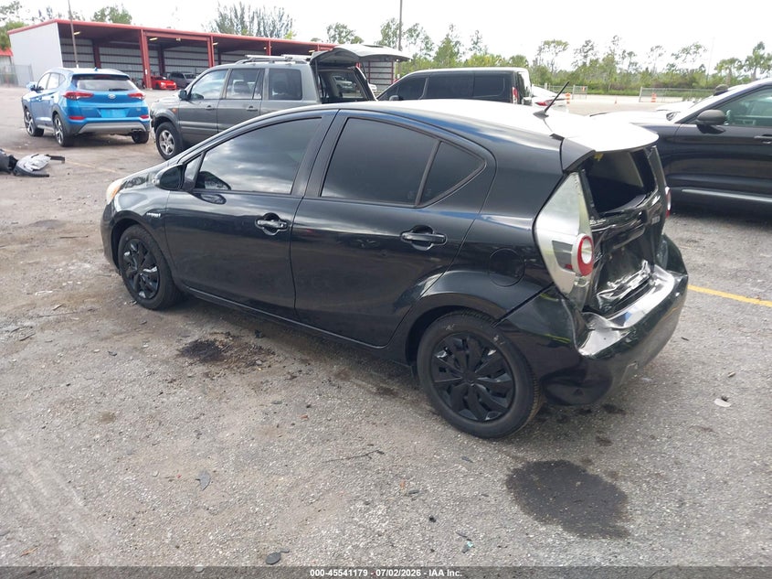 2014 Toyota Prius c VIN JTDKDTB3XE1084139 IAAI salvage auction — REAR END, Rebuildable (Florida), sold $1,075 on 2026-07-29 (photo 3)