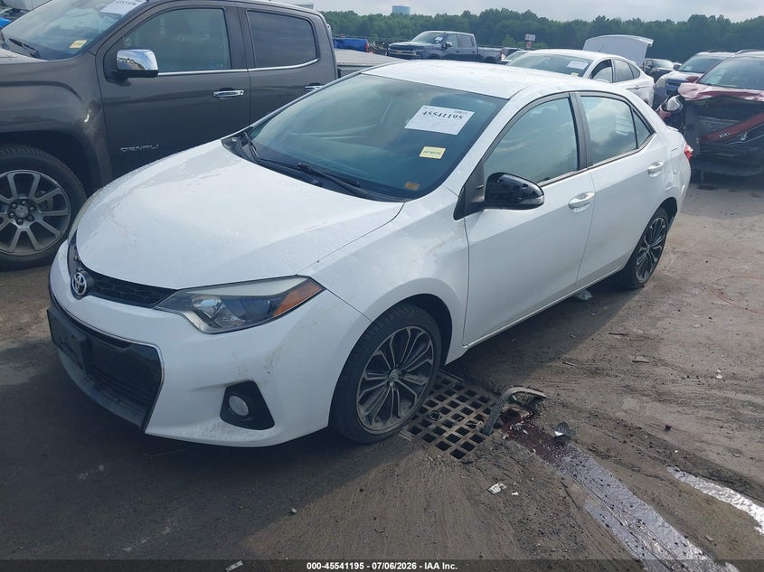 2016 Toyota Corolla VIN 5YFBURHEXGP547679 IAAI salvage auction — HAIL, Salvage (Ohio), sold $3,350 on 2026-07-24 (photo 2)