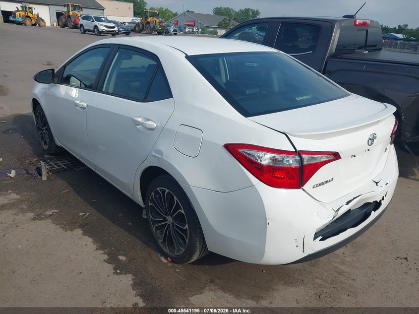 2016 Toyota Corolla VIN 5YFBURHEXGP547679 IAAI salvage auction — HAIL, Salvage (Ohio), sold $3,350 on 2026-07-24 (photo 3)