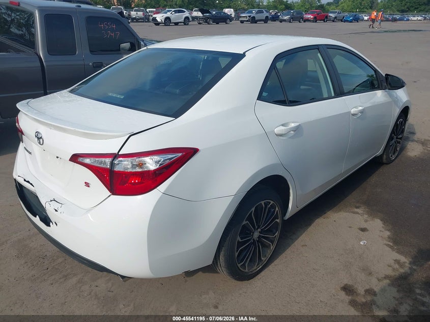 2016 Toyota Corolla VIN 5YFBURHEXGP547679 IAAI salvage auction — HAIL, Salvage (Ohio), sold $3,350 on 2026-07-24 (photo 4)