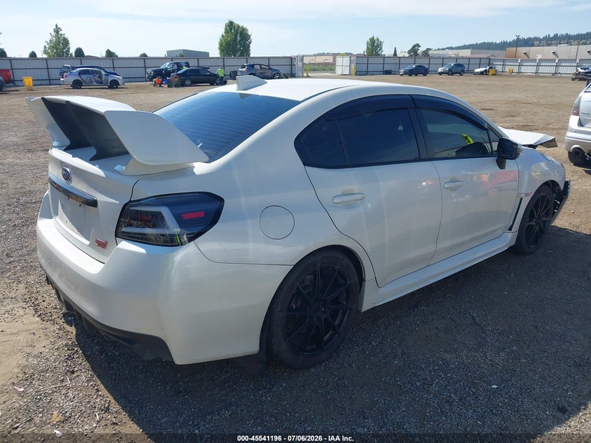 2017 Subaru Wrx sti VIN JF1VA2M62H9812118 IAAI salvage auction — FRONT END, Salvage Title, sold $325 on 2026-07-31 (photo 4)
