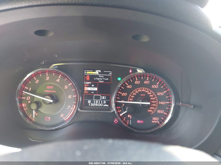 2017 Subaru Wrx sti VIN JF1VA2M62H9812118 IAAI salvage auction — FRONT END, Salvage Title, sold $325 on 2026-07-31 (photo 7)