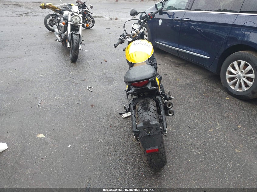 2019 Ducati Scrambler VIN ML0KAFPM0KT015567 IAAI salvage auction — LEFT SIDE, Mv-907A (New York), sold $2,350 on 2026-07-15 (photo 6)