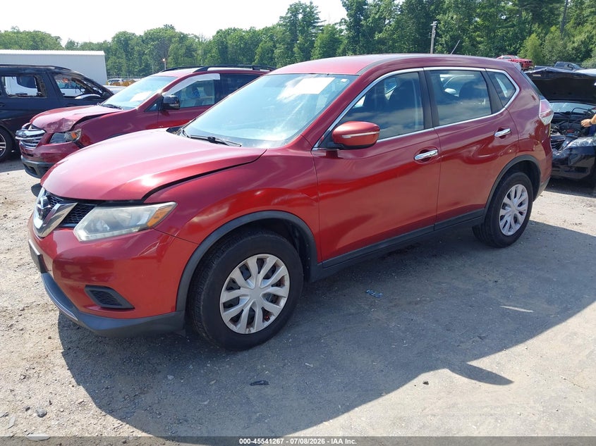 2015 Nissan Rogue VIN KNMAT2MV1FP522617 IAAI salvage auction — REAR END, Salvage Title, sold $400 on 2026-07-17 (photo 2)