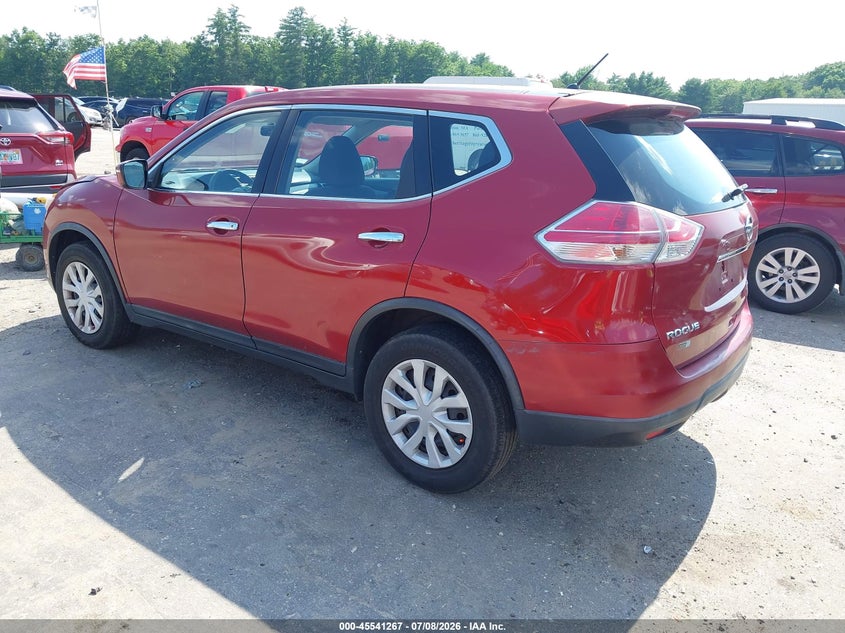 2015 Nissan Rogue VIN KNMAT2MV1FP522617 IAAI salvage auction — REAR END, Salvage Title, sold $400 on 2026-07-17 (photo 3)
