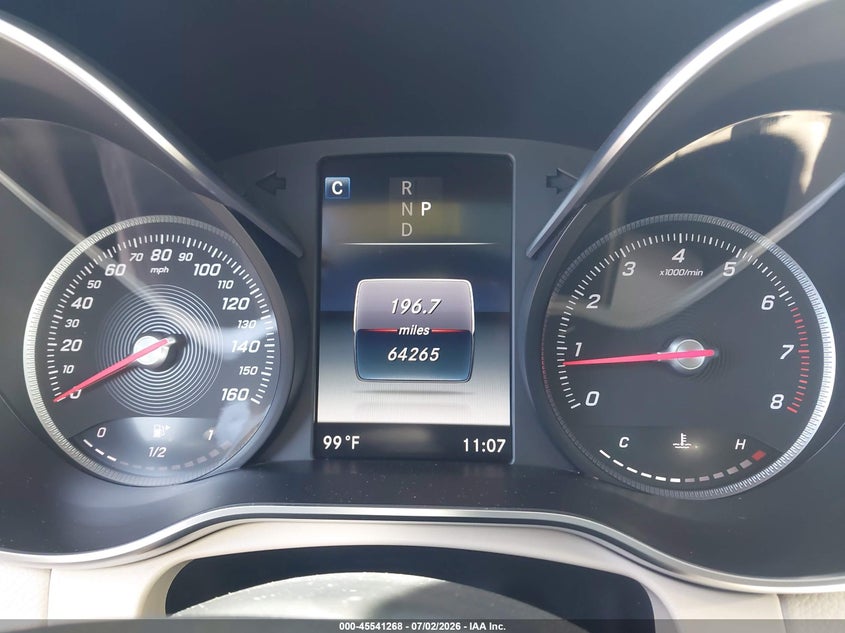 2019 Mercedes-benz Glc class VIN WDC0G4JB2KV138707 IAAI salvage auction — HAIL, Original (Texas), sold $8,050 on 2026-07-14 (photo 7)