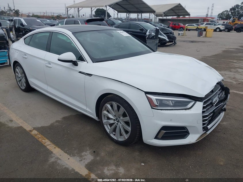 2018 Audi A5 VIN WAUBNCF59JA132665 IAAI salvage auction — FRONT END, Salvage (California), sold $5,900 on 2026-07-29 (photo 1)