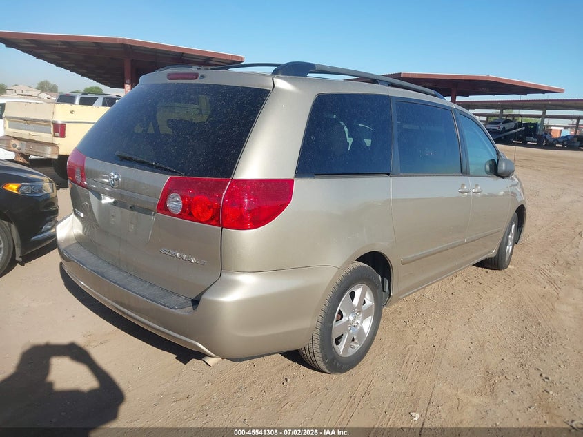 2010 Toyota Sienna VIN 5TDKK4CC1AS334889 IAAI salvage auction — NORMAL WEAR, Clear-Dealer Only (Arizona), sold $550 on 2026-07-28 (photo 4)