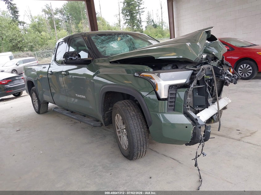 2022 Toyota Tundra VIN 5TFLA5GD5NX001322 IAAI salvage auction — FRONT END, Wait Title, sold $7,700 on 2026-08-02 (photo 1)