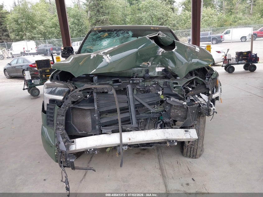 2022 Toyota Tundra VIN 5TFLA5GD5NX001322 IAAI salvage auction — FRONT END, Wait Title, sold $7,700 on 2026-08-02 (photo 6)