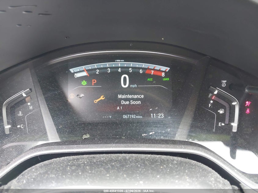 2018 Honda Cr-v VIN 7FARW2H52JE004981 IAAI salvage auction — FRONT END, Salvage (Ohio), sold $5,900 on 2026-07-21 (photo 7)