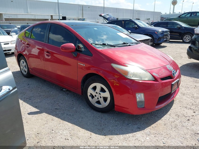 2010 Toyota Prius VIN JTDKN3DU0A5123262 IAAI salvage auction — NORMAL WEAR, Clear (Texas), sold $1,325 on 2026-07-09 (photo 1)