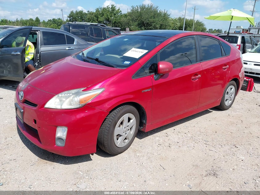2010 Toyota Prius VIN JTDKN3DU0A5123262 IAAI salvage auction — NORMAL WEAR, Clear (Texas), sold $1,325 on 2026-07-09 (photo 2)