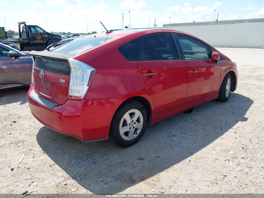 2010 Toyota Prius VIN JTDKN3DU0A5123262 IAAI salvage auction — NORMAL WEAR, Clear (Texas), sold $1,325 on 2026-07-09 (photo 4)