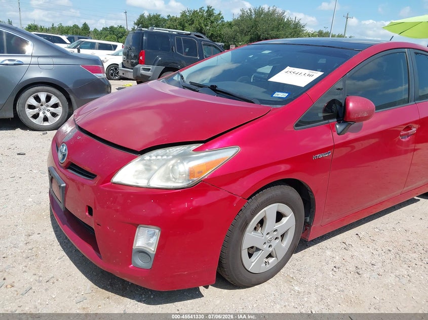 2010 Toyota Prius VIN JTDKN3DU0A5123262 IAAI salvage auction — NORMAL WEAR, Clear (Texas), sold $1,325 on 2026-07-09 (photo 6)