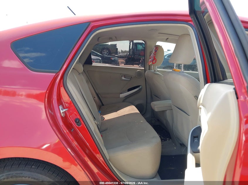 2010 Toyota Prius VIN JTDKN3DU0A5123262 IAAI salvage auction — NORMAL WEAR, Clear (Texas), sold $1,325 on 2026-07-09 (photo 8)