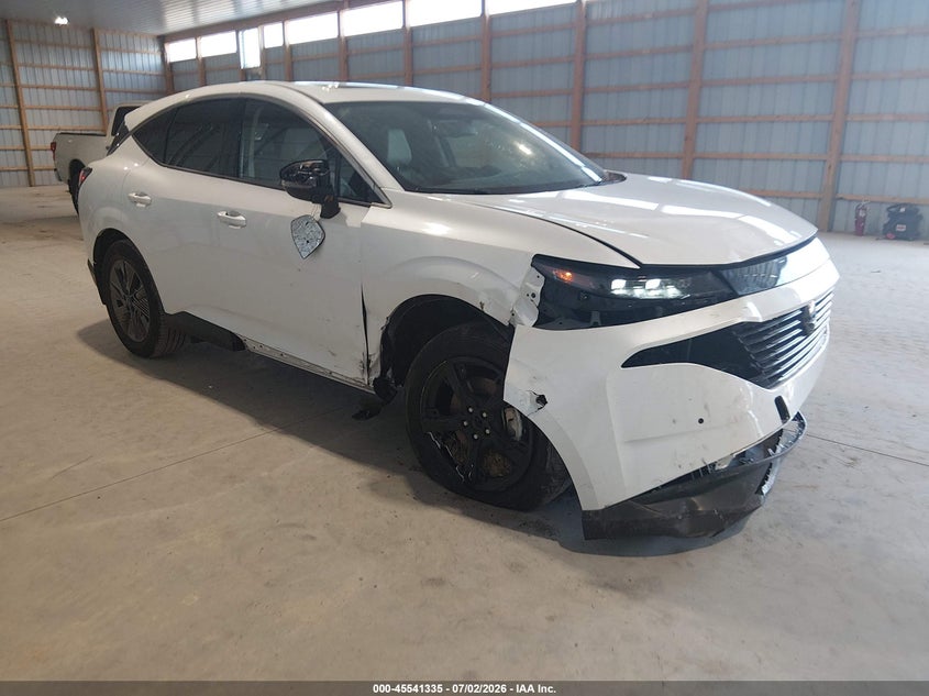 2025 Nissan Murano VIN 5N1AZ3CSXSC101679 IAAI salvage auction — LEFT & RIGHT, Salvage (Pennsylvania), sold $12,450 on 2026-07-15 (photo 1)