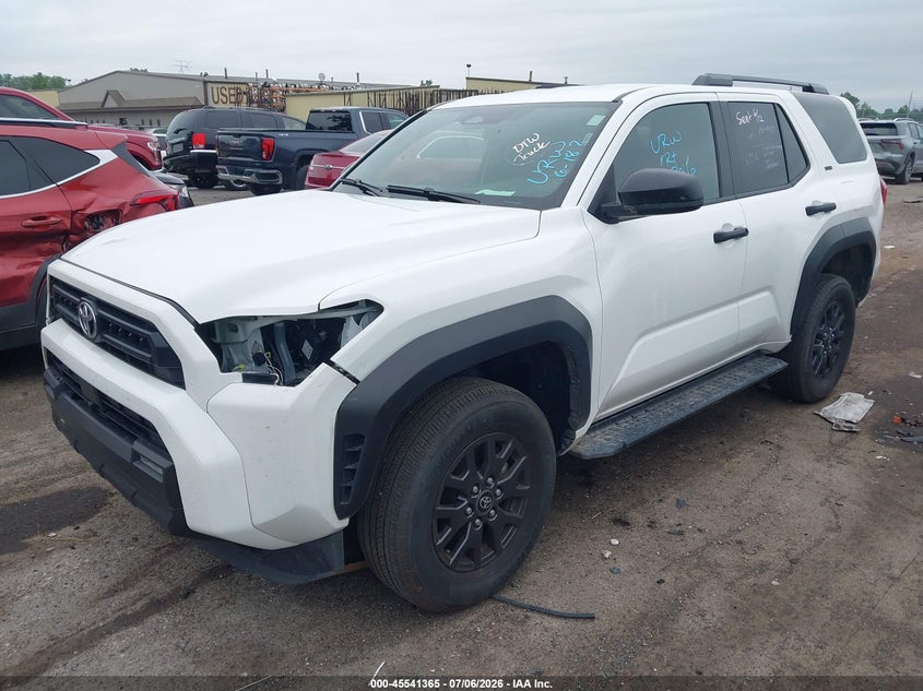 2025 Toyota 4runner VIN JTEVA5BR3S5033541 IAAI salvage auction — RIGHT FRONT, Clear (Michigan), sold $33,400 on 2026-07-16 (photo 2)