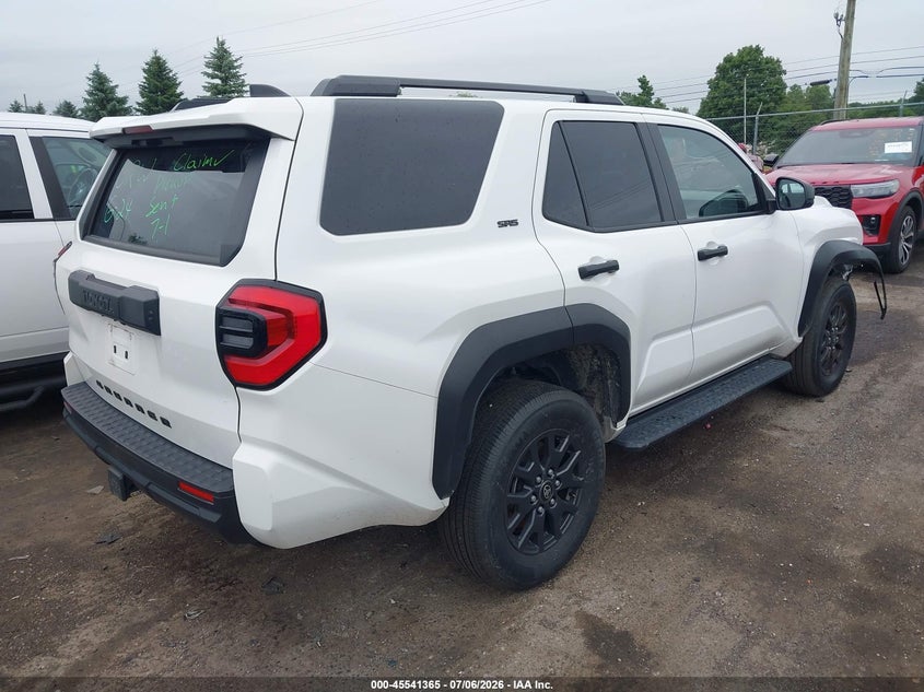 2025 Toyota 4runner VIN JTEVA5BR3S5033541 IAAI salvage auction — RIGHT FRONT, Clear (Michigan), sold $33,400 on 2026-07-16 (photo 4)