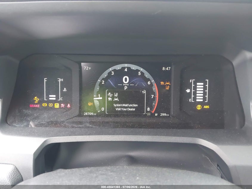 2025 Toyota 4runner VIN JTEVA5BR3S5033541 IAAI salvage auction — RIGHT FRONT, Clear (Michigan), sold $33,400 on 2026-07-16 (photo 7)