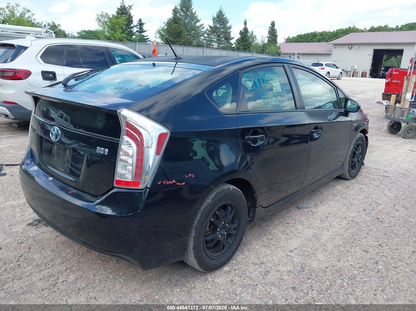 2014 Toyota Prius VIN JTDKN3DU6E1767149 IAAI salvage auction — FRONT END, Salvage Title, sold $900 on 2026-07-29 (photo 4)