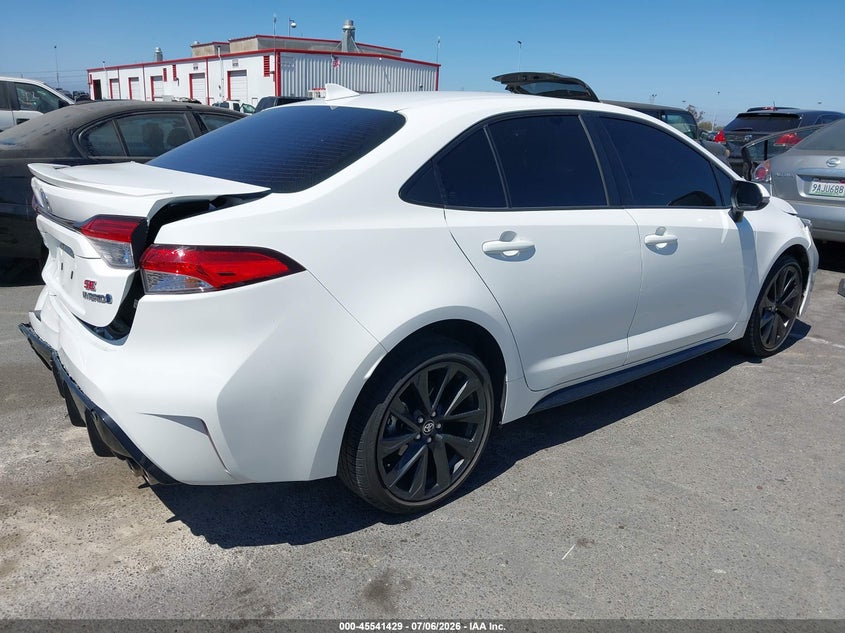 2023 Toyota Corolla VIN JTDBCMFE0PJ015001 IAAI salvage auction — FRONT & REAR, Salvage Title, sold $8,400 on 2026-07-23 (photo 4)