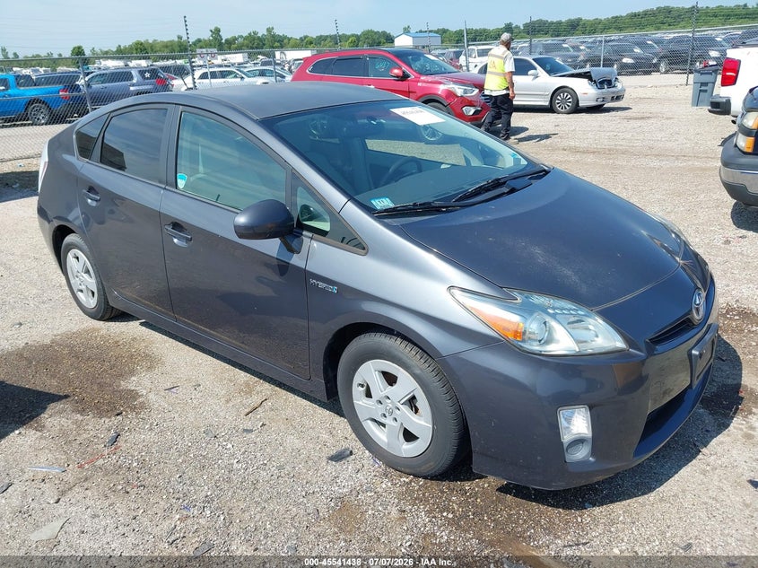 2010 Toyota Prius VIN JTDKN3DU0A1237513 IAAI salvage auction — NORMAL WEAR, Clear (Illinois), sold $2,600 on 2026-07-15 (photo 1)