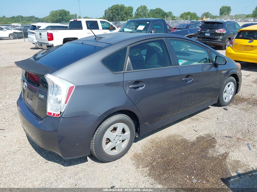 2010 Toyota Prius VIN JTDKN3DU0A1237513 IAAI salvage auction — NORMAL WEAR, Clear (Illinois), sold $2,600 on 2026-07-15 (photo 4)