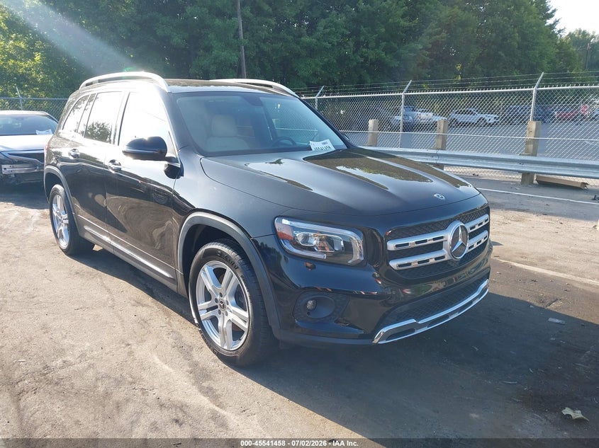 2020 Mercedes-benz Glb-class VIN W1N4M4HB6LW056134 IAAI salvage auction — REAR END, Salvage (Massachusetts), sold $8,100 on 2026-07-30 (photo 1)