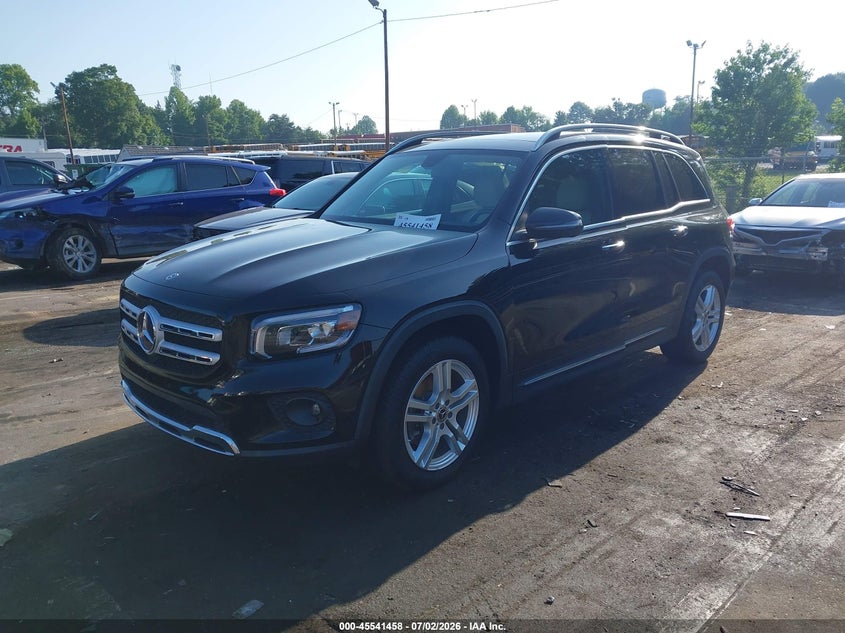 2020 Mercedes-benz Glb-class VIN W1N4M4HB6LW056134 IAAI salvage auction — REAR END, Salvage (Massachusetts), sold $8,100 on 2026-07-30 (photo 2)