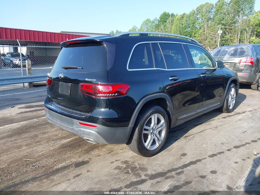 2020 Mercedes-benz Glb-class VIN W1N4M4HB6LW056134 IAAI salvage auction — REAR END, Salvage (Massachusetts), sold $8,100 on 2026-07-30 (photo 4)