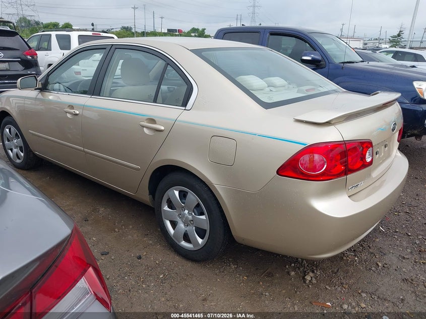 2008 Kia Optima VIN KNAGE123985211089 IAAI salvage auction — NORMAL WEAR, Original (Ohio), sold $1,000 on 2026-07-30 (photo 3)