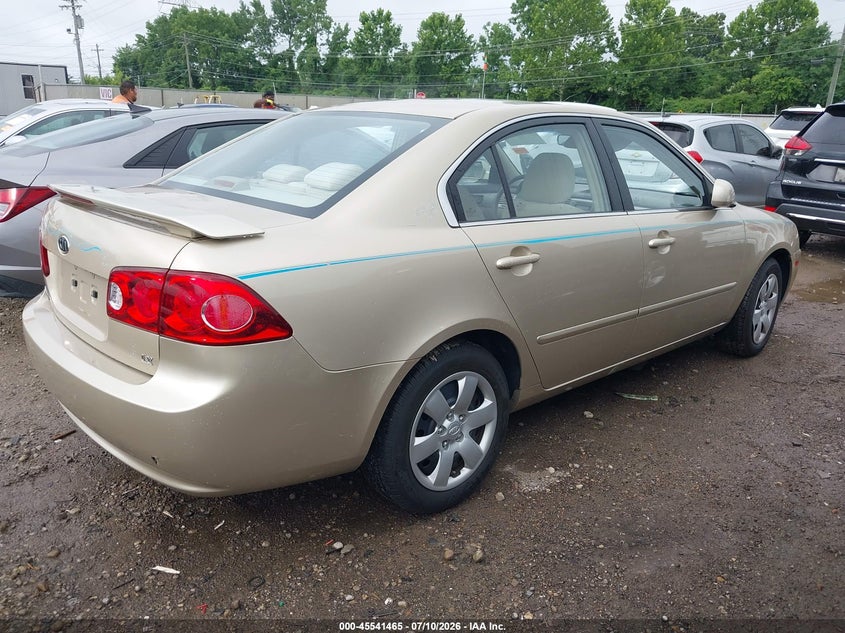 2008 Kia Optima VIN KNAGE123985211089 IAAI salvage auction — NORMAL WEAR, Original (Ohio), sold $1,000 on 2026-07-30 (photo 4)