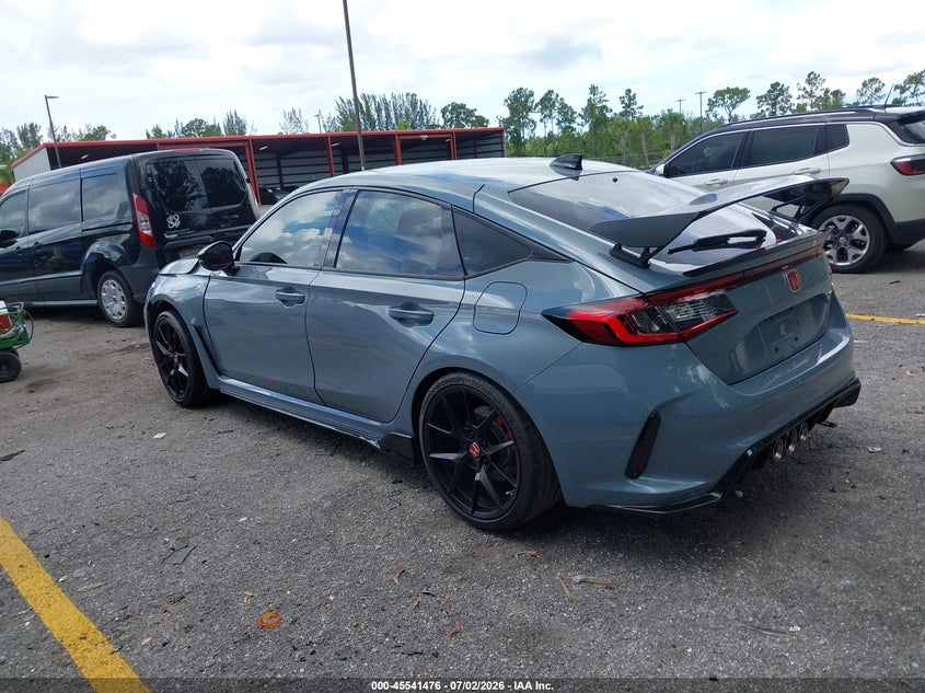 2024 Honda Civic type r VIN JHMFL5G48RX000807 IAAI salvage auction — RIGHT SIDE, Rebuildable (Florida), sold $12,500 on 2026-09-03 (photo 3)