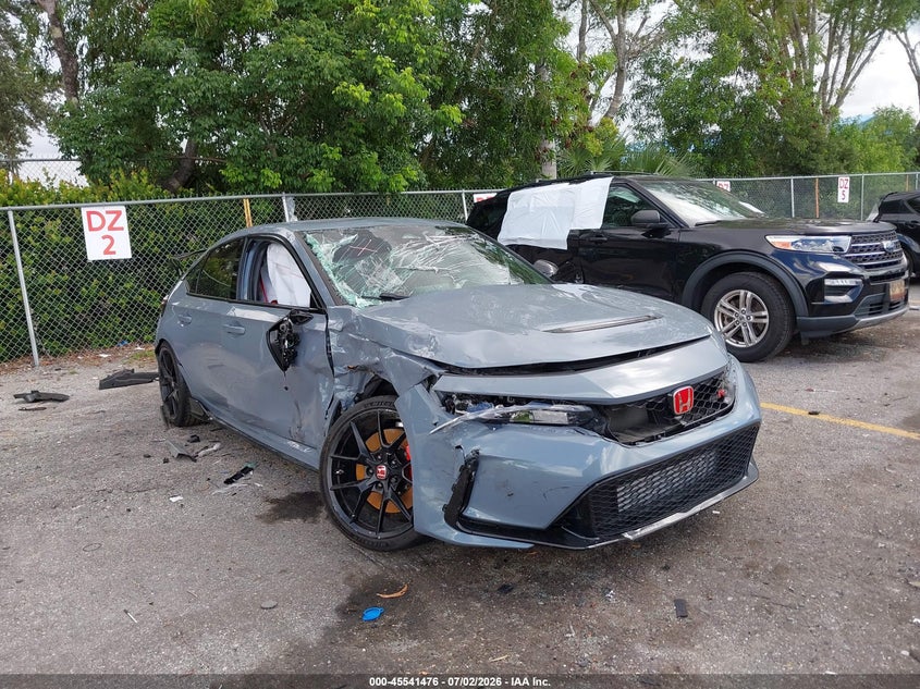 2024 Honda Civic type r VIN JHMFL5G48RX000807 IAAI salvage auction — RIGHT SIDE, Rebuildable (Florida), sold $12,500 on 2026-09-03 (photo 6)