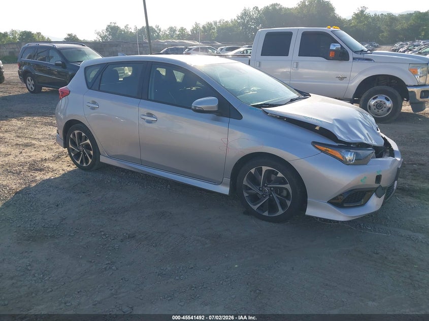 2017 Toyota Corolla VIN JTNKARJE7HJ547112 IAAI salvage auction — FRONT END, Salvage (North Carolina), sold $3,550 on 2026-07-17 (photo 1)