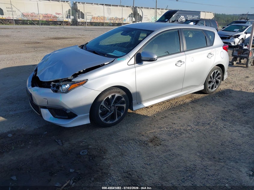 2017 Toyota Corolla VIN JTNKARJE7HJ547112 IAAI salvage auction — FRONT END, Salvage (North Carolina), sold $3,550 on 2026-07-17 (photo 2)