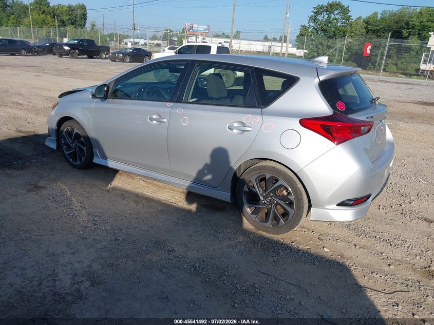 2017 Toyota Corolla VIN JTNKARJE7HJ547112 IAAI salvage auction — FRONT END, Salvage (North Carolina), sold $3,550 on 2026-07-17 (photo 3)