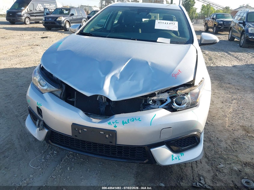 2017 Toyota Corolla VIN JTNKARJE7HJ547112 IAAI salvage auction — FRONT END, Salvage (North Carolina), sold $3,550 on 2026-07-17 (photo 6)