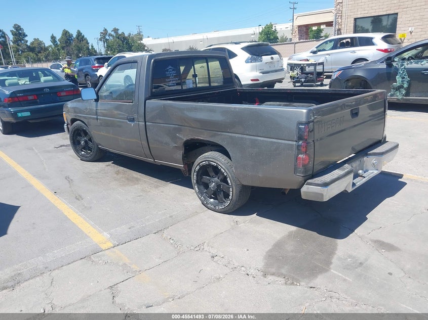 1989 Nissan D21 VIN 1N6ND11S2KC374110 IAAI salvage auction — LEFT REAR, Salvage (California), sold $375 on 2026-08-03 (photo 3)