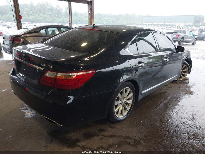 2011 Lexus Ls 460 VIN JTHCL5EF2B5010435 IAAI salvage auction — RIGHT FRONT, Salvage (Florida), sold $50 on 2026-07-28 (photo 4)