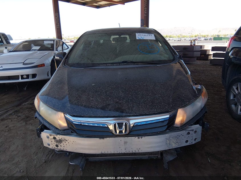 2012 Honda VIN JHMFB4F3XCS001077 IAAI salvage auction — NORMAL WEAR, Salvage (Arizona), sold $400 on 2026-07-28 (photo 6)