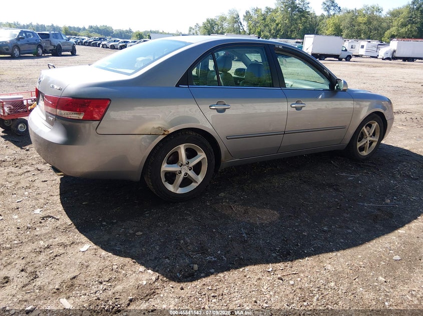 2007 Hyundai Sonata VIN 5NPEU46F87H219458 IAAI salvage auction — SIDE, Clear (Massachusetts), sold $25 on 2026-07-22 (photo 4)