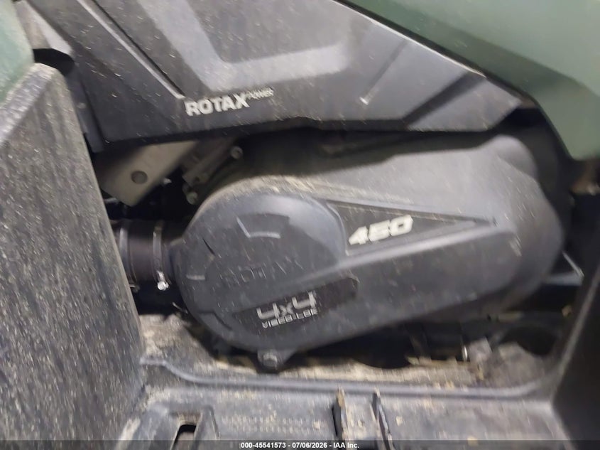 2022 Can-am/ brp Outlander VIN 3JBLGAR45NJ006387 IAAI salvage auction — FRONT END, Salvage Title, sold $2,550 on 2026-08-25 (photo 9)