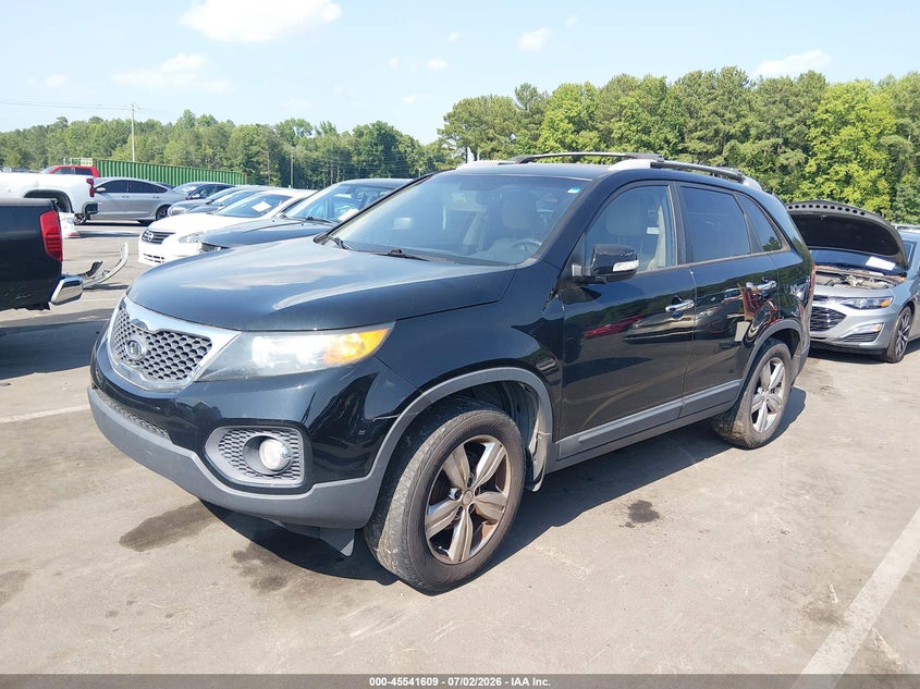 2013 Kia Sorento VIN 5XYKU4A69DG333420 IAAI salvage auction — NORMAL WEAR, Clear (North Carolina), sold $675 on 2026-07-29 (photo 2)