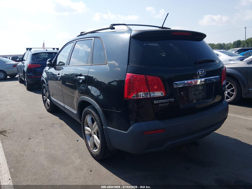 2013 Kia Sorento VIN 5XYKU4A69DG333420 IAAI salvage auction — NORMAL WEAR, Clear (North Carolina), sold $675 on 2026-07-29 (photo 3)