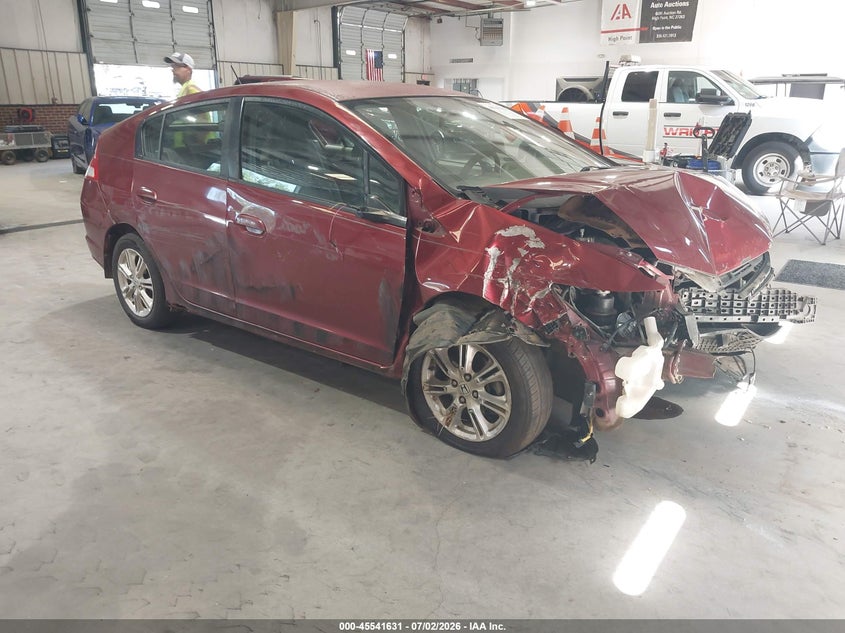 2010 Honda Insight VIN JHMZE2H70AS034546 IAAI salvage auction — FRONT END, Salvage (North Carolina), sold $225 on 2026-07-30 (photo 1)